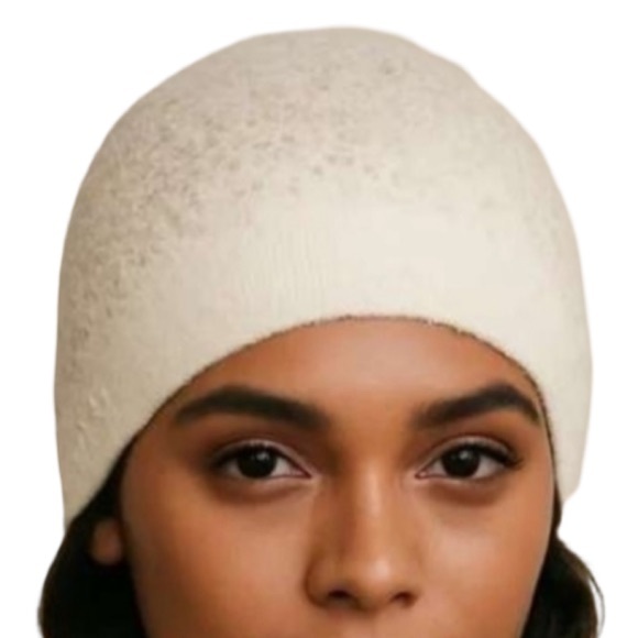 Barefoot Dreams Accessories - Barefoot Dreams Cozy Chic Lite Confetti Beanie - Cream/Taupe Knit NWT